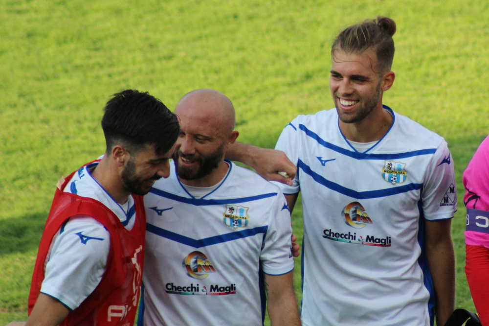 Triggiani Matteo, Roselli Fabio e dall'osso lorenzo mezzolara calcio