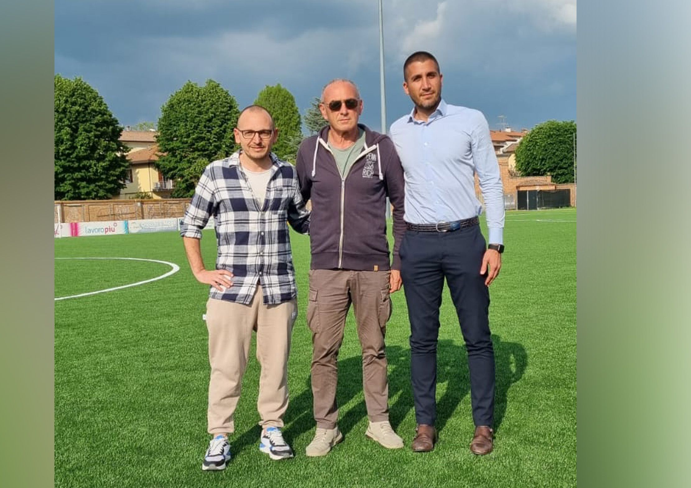 Eccellenza mezzolara mister Nicola Galletti e Direttore Sportivo Matteo Mari