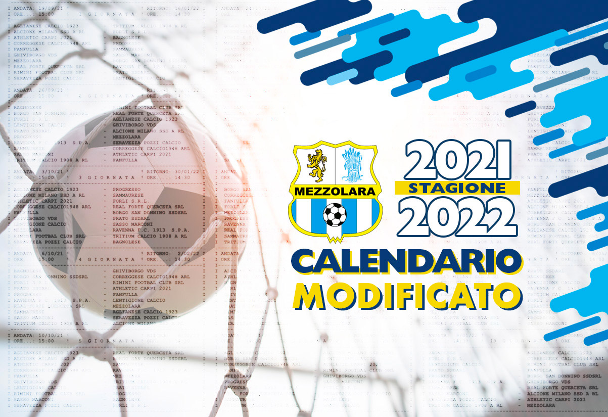 nuovo calendario mezzolara serie d 2021 2022