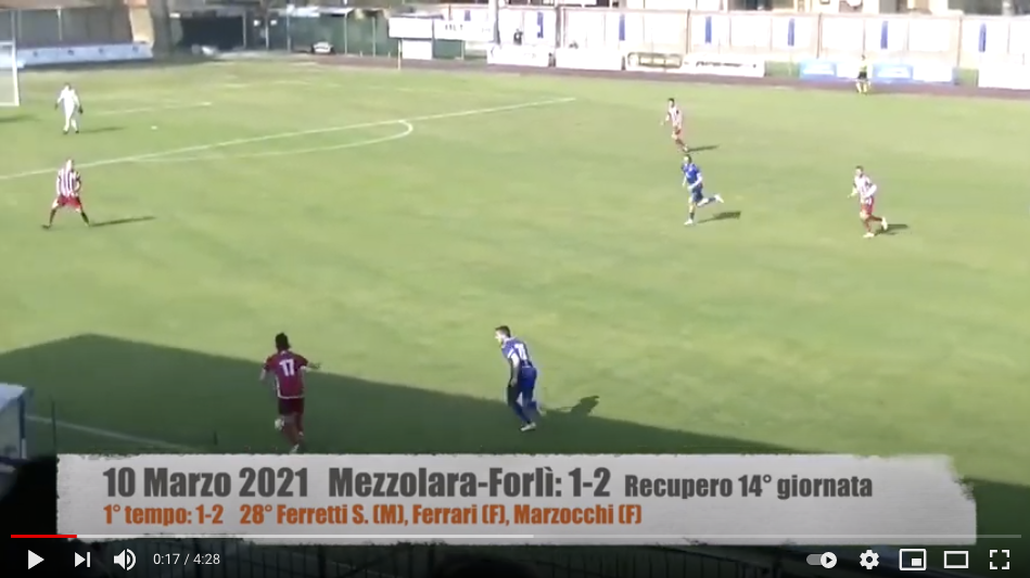 mezzolara forlì video partita